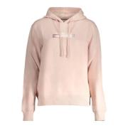 Roze hoodie met logoprint Calvin Klein , Pink , Heren