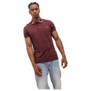 Rode Movement Polo Shirt Heren Lacoste , Red , Heren