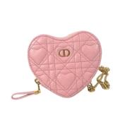 Pre-owned Leather dior-bags Dior Vintage , Pink , Dames