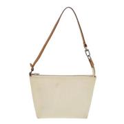 Pre-owned Canvas louis-vuitton-bags Louis Vuitton Vintage , White , Da...