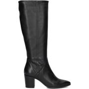 Zwarte Leren Dameslaarzen AR 70 Lina Locchi , Black , Dames