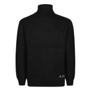 Turtle Neck Sweater A.p.c. , Black , Heren