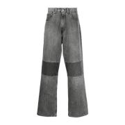 Zwart/Grijs Verlengd Derde Snit Jeans Our Legacy , Gray , Heren