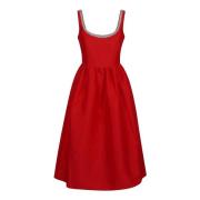 Rode Jurk voor Vrouwen Aw24 Self Portrait , Red , Dames