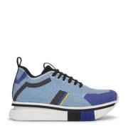 Flexibele Rubberen Zool Sneaker Fabi , Blue , Dames