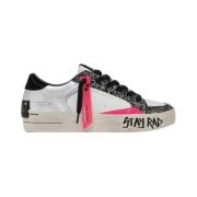 Stijlvolle Sneakers voor Mannen en Vrouwen Crime London , White , Dame...