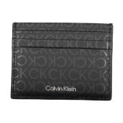 Heren Portemonnee Zwart Contrast Details Calvin Klein , Black , Heren