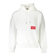 Hoodie Wit Lange Mouw Calvin Klein , White , Heren