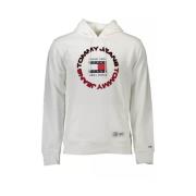 Witte Katoenen Sweater met Capuchon Tommy Hilfiger , White , Heren