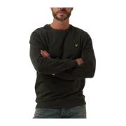 Heren Crew Neck Sweatshirt Grijs Lyle & Scott , Gray , Heren