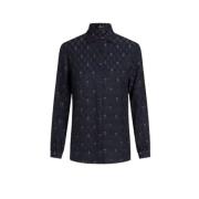 Casual Katoenen Overhemd voor Mannen Etro , Blue , Dames