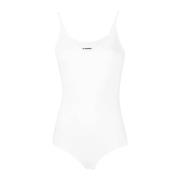 Witte Bodysuit voor Vrouwen Jil Sander , White , Dames