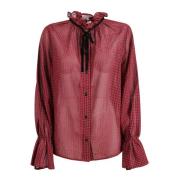 Shirts Ganni , Red , Dames