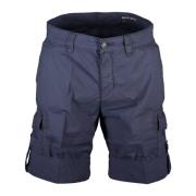 Blauwe Bermuda Shorts met Contrastdetails North Sails , Blue , Heren