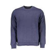 Blauwe Sweatshirt met Logodetail North Sails , Blue , Heren