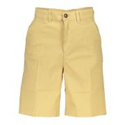 Beige Bermuda Shorts Regular Fit Logo North Sails , Beige , Heren