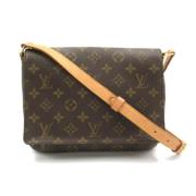 Pre-owned Fabric louis-vuitton-bags Louis Vuitton Vintage , Brown , Da...