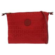 Pre-owned Canvas fendi-bags Fendi Vintage , Red , Dames