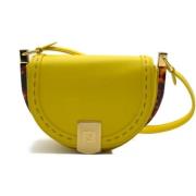 Pre-owned Leather fendi-bags Fendi Vintage , Yellow , Dames