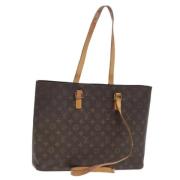 Pre-owned Canvas totes Louis Vuitton Vintage , Brown , Dames