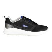 Sportieve Veterschoenen Zwart Contrast Logo GAS , Black , Heren