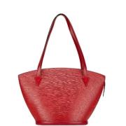 Pre-owned Leather louis-vuitton-bags Louis Vuitton Vintage , Red , Dam...