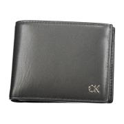 Heren Portemonnee Zwart Rfid Bescherming Calvin Klein , Black , Heren