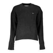 Zwart Langemouw Katoenen Top Calvin Klein , Black , Heren