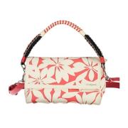 Witte Schoudertas met Verstelbare Band Desigual , White , Dames