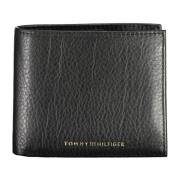 Heren Portemonnee Zwart Rfid Blokkering Tommy Hilfiger , Black , Heren