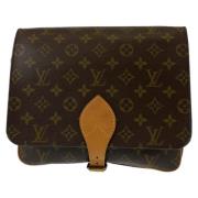 Pre-owned Canvas louis-vuitton-bags Louis Vuitton Vintage , Brown , Da...