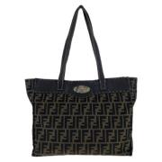 Pre-owned Canvas fendi-bags Fendi Vintage , Brown , Dames