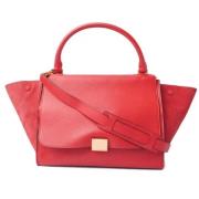 Pre-owned Leather celine-bags Celine Vintage , Red , Dames