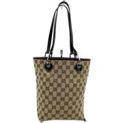 Pre-owned Canvas gucci-bags Gucci Vintage , Brown , Dames