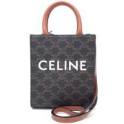 Pre-owned Coated canvas celine-bags Celine Vintage , Brown , Dames