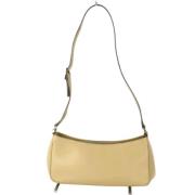 Pre-owned Leather gucci-bags Gucci Vintage , Beige , Dames