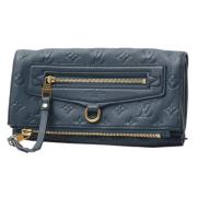 Pre-owned Canvas clutches Louis Vuitton Vintage , Blue , Dames