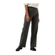 Dames Grijze Broek Semicouture , Gray , Dames