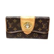 Pre-owned Canvas wallets Louis Vuitton Vintage , Brown , Dames