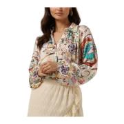 Cindy Blouse in Multi Kleur Amaya Amsterdam , Multicolor , Dames