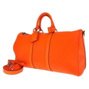 Pre-owned Canvas louis-vuitton-bags Louis Vuitton Vintage , Orange , D...