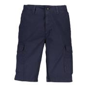 Blauwe Bermuda Shorts Regular Fit Logo North Sails , Blue , Heren