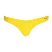 Gele Strandkleding Bikini Onderstuk met Logo Karl Lagerfeld , Yellow ,...