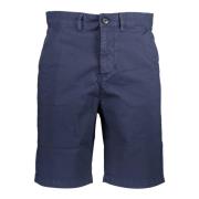 Blauwe Bermuda Shorts Regular Fit Katoen North Sails , Blue , Heren