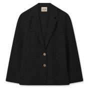 Elegant Alva Ellinor Blazer MOS Mosh , Black , Dames