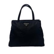 Pre-owned Canvas handbags Prada Vintage , Black , Dames