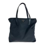 Pre-owned Canvas prada-bags Prada Vintage , Black , Dames