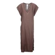 Elegant Maxi Dress for Women P.a.r.o.s.h. , Brown , Dames