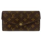 Pre-owned Canvas wallets Louis Vuitton Vintage , Brown , Dames