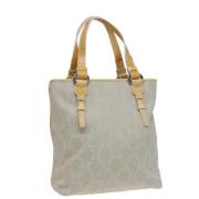 Pre-owned Canvas totes Celine Vintage , Yellow , Dames